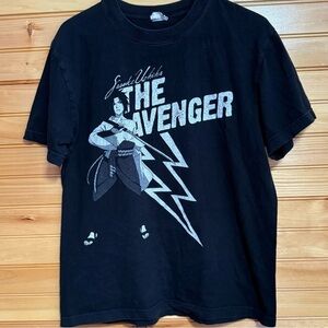 Sasuke Uchiha The Avenger Black Tee No Size Tag